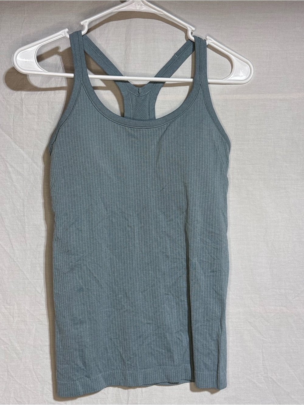 Lululemon Ebb to Street Women’s Ribbed Racerback Tank Top - Steel Blue